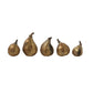 Gold Fig Sculpture Set